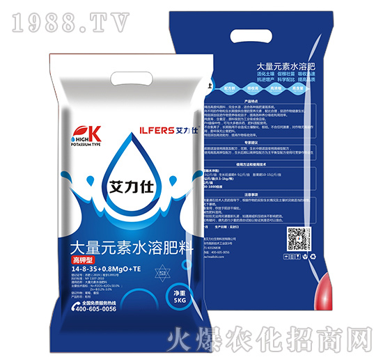改善品質(zhì)，長(zhǎng)效！以色列艾力仕“大量元素水溶肥料”！