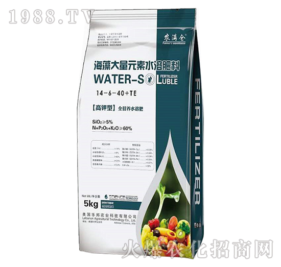 高鉀型海藻大量元素水溶肥14-6-40+TE-農滿倉-宸田農業(yè)