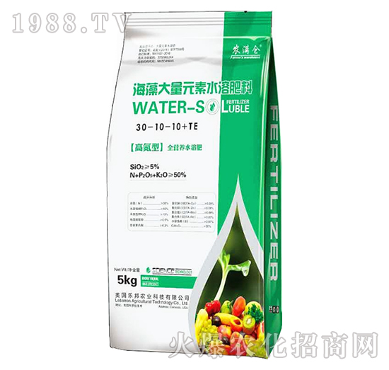 �ߵ��ͺ������Ԫ��ˮ�ܷ�30-10-10+TE-�r(n��ng)�M�}(c��ng)-����r(n��ng)�I(y��)