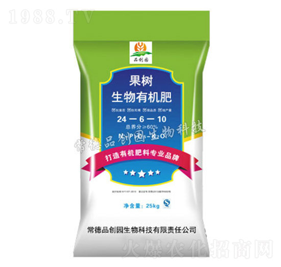 果樹有機肥24-6-10-品創(chuàng)園生物
