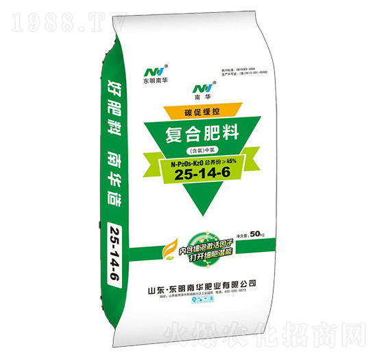 碳促緩控復(fù)合肥料25-14-6-南華肥業(yè)