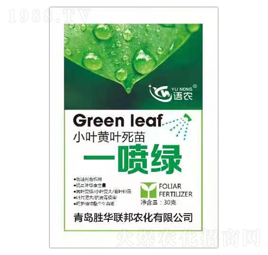 小葉黃葉死苗一噴綠-語農-勝華聯(lián)邦
