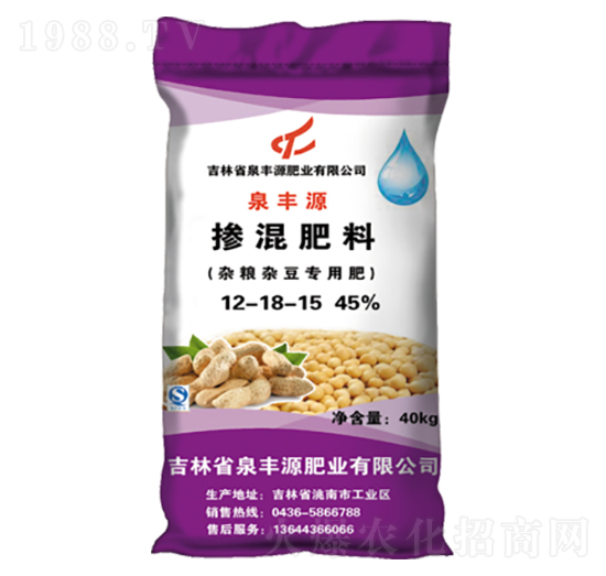 雜糧雜豆專(zhuān)用摻混肥料12-18-15-泉豐源肥業(yè)