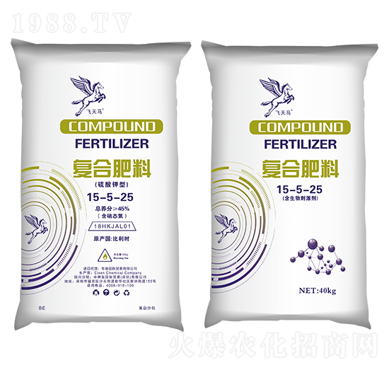 硫酸鉀型復(fù)合肥料15-5-25-飛天馬-中鉀鹽