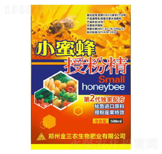500ml小蜜蜂授粉精-金三農