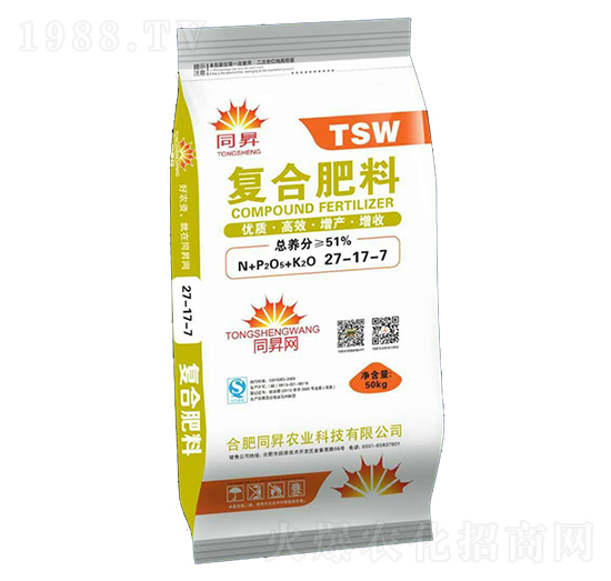 同昇復(fù)合肥料27-17-7-東星