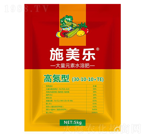 �ߵ��ʹ���Ԫ��ˮ�ܷ�30-10-10+TE-ʩ����(l��)-���_(d��)����