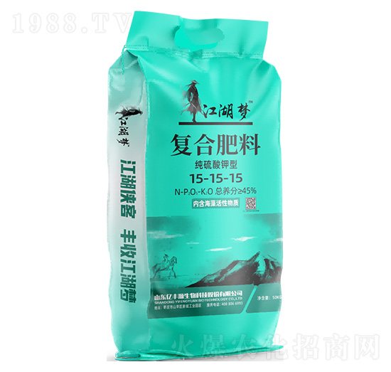 純硫酸鉀型復(fù)合肥料15-15-15-江湖夢-百田