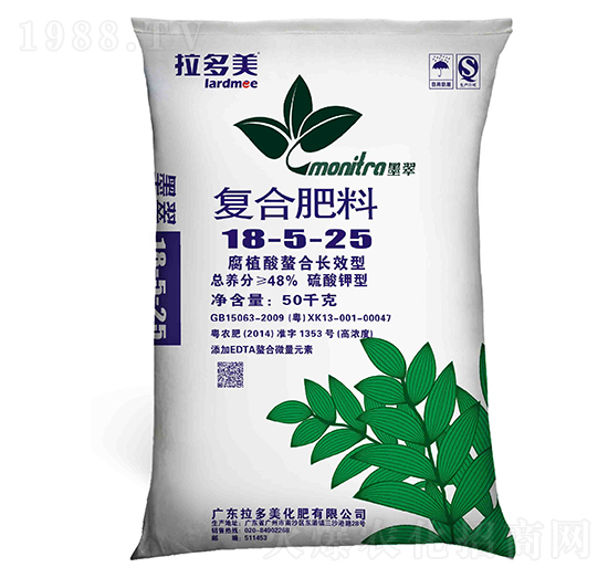 尿硫型復合肥料18-5-25-墨翠-拉多美
