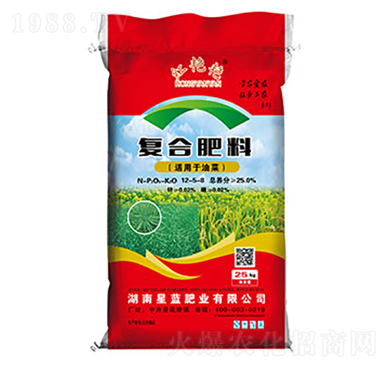 油菜適用復(fù)合肥料12-5-8-紅艷艷-星藍肥業(yè)