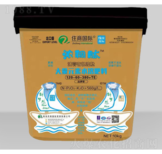 大量元素水溶肥料120-60-380+TE-濃稠肽-住商國際