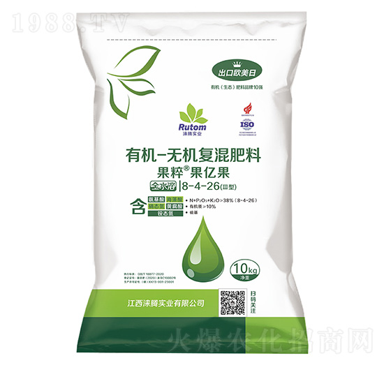 有機(jī)-無機(jī)復(fù)混肥料8-4-26(Ⅲ型)-果粹果億果-沃野