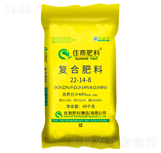 氯化鉀型復合肥料22-14-8-住商肥料