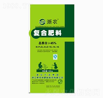 浙農(nóng)復合肥料15-15-15-惠多利