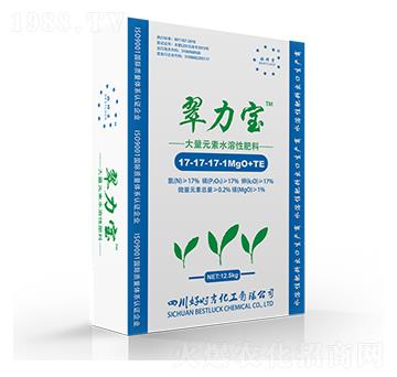 大量元素水溶肥料17-17-17-1MgO+TE-翠力寶-好時吉