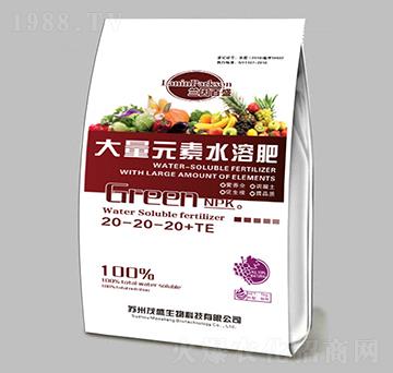 大量元素水溶肥料20-20-20+TE-蘭因百盛-茂盛生物