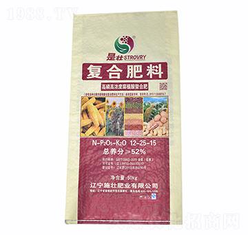 52%高濃度腐殖酸螫合復合肥12-25-15-施壯肥業(yè)