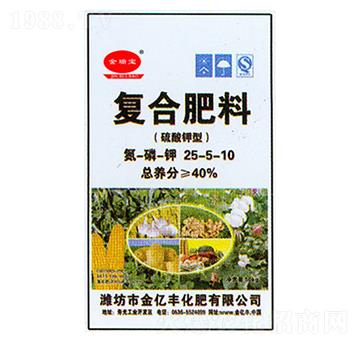 硫酸鉀型復合肥料25-5-10-金億豐