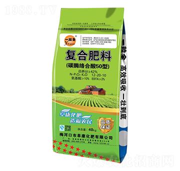 碳酶絡合酸50型復合肥料12-20-10-一粒全-阜康化肥