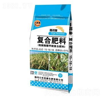 高濃度氰酸酯脲甲醛復(fù)合肥料15-18-18-一粒全-阜康化肥