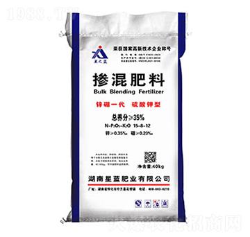 硫酸鉀型摻混肥料15-8-12-鋅硼一代-星藍(lán)肥業(yè)